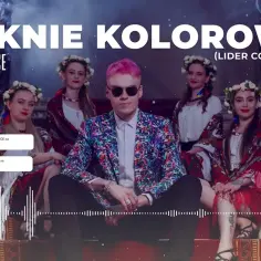 Wirują pary rozbawione jak kwiaty suknie kolorowe - magia tańca na balu