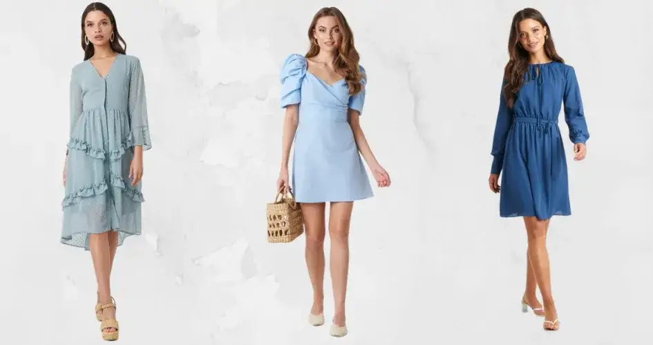 Zdjęcie Jakie buty do niebieskiej sukni? 7 stylowych propozycji na każdą okazję